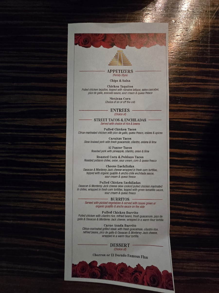 El Dorado Cantina Menu - Image 2